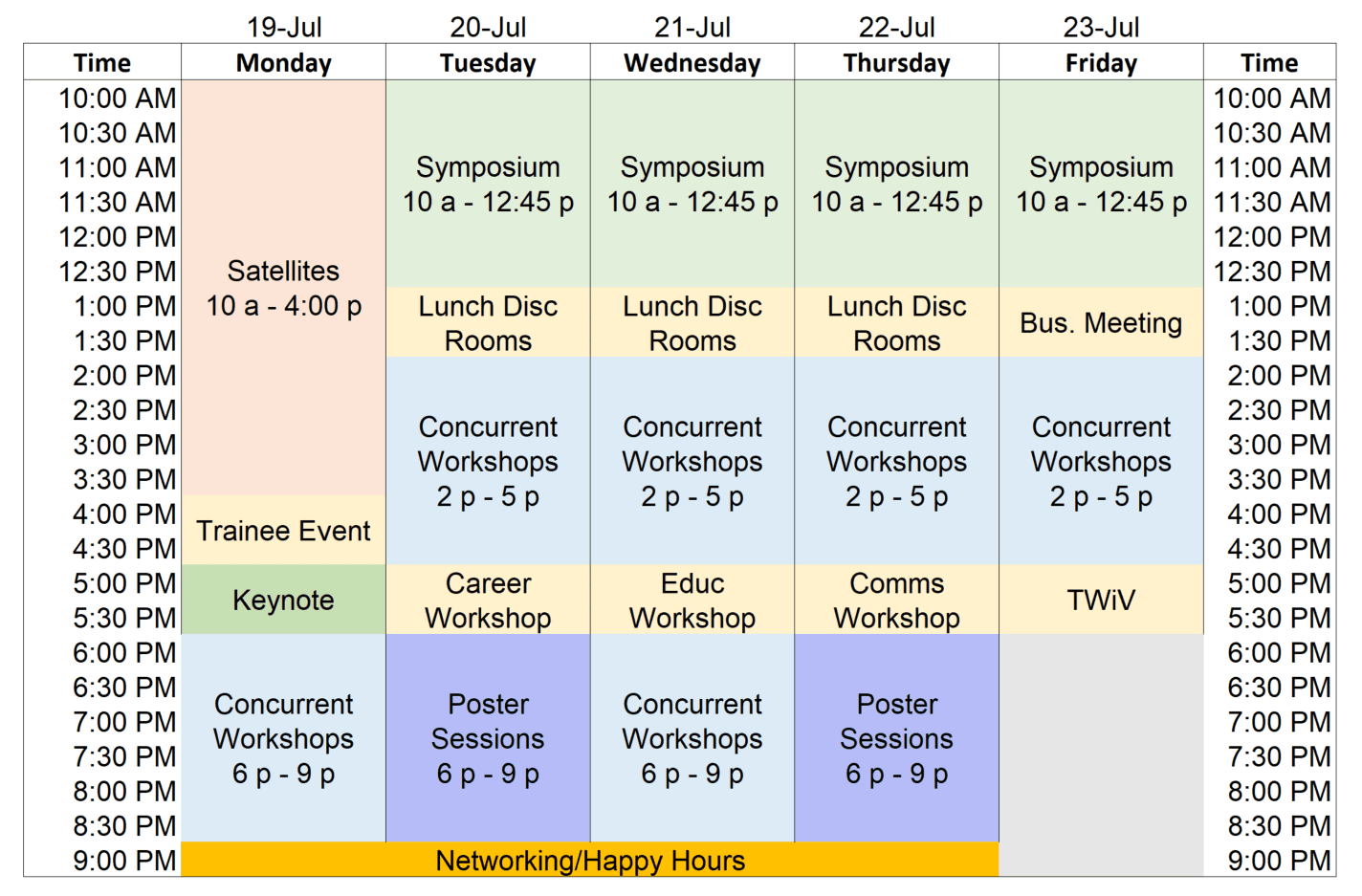 ASV 2021 Schedule-at-a-glance All event times are in Eastern Time Zone (GMT-4)